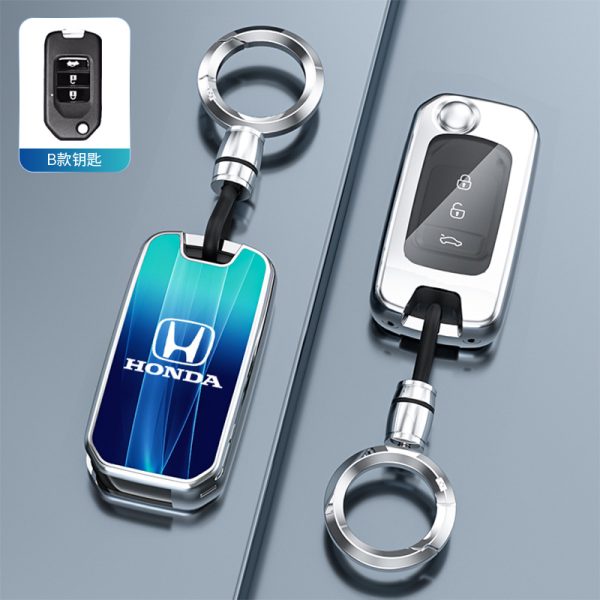 Fashion Car Key Protect Skin Cover Case Set For Honda Civic Accord CR-V HR-V Jade Crider Odyssey City Vezel Fit Pilot Accessories