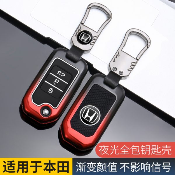 Zinc Alloy Car Key Case Cover For Honda Accord Civic CR-V HR-V HRV Crider Jade Odyssey