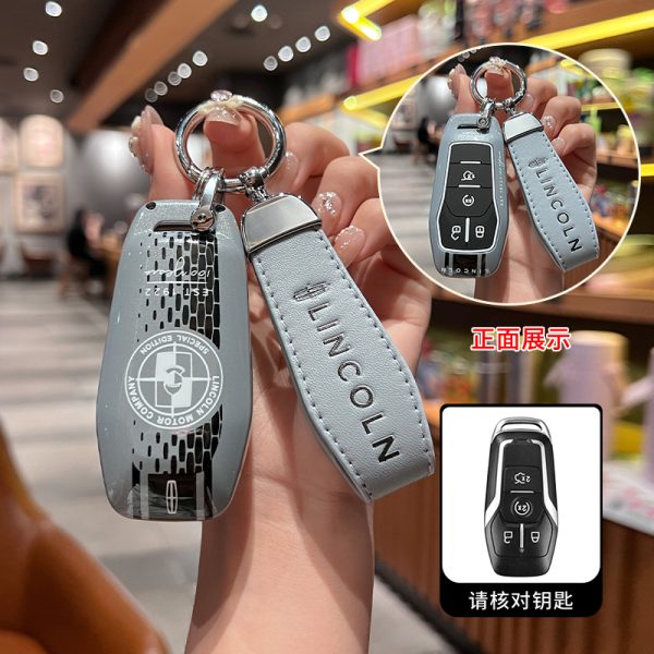 Fashion ABS Car Remote Key Case Cover For Lincoln Continental MKC MKZ MKX Navigator Z Nautilus Aviator Corsair