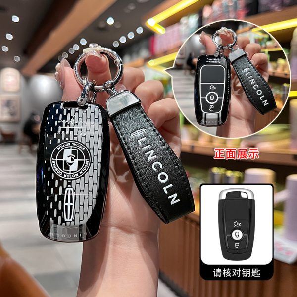 Fashion ABS Car Remote Key Case Cover For Lincoln Continental MKC MKZ MKX Navigator Z Nautilus Aviator Corsair