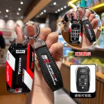 Fashion ABS Car Remote Key Case Cover For  Toyota Corolla Prius Camry CHR C-HR RAV4 Altis Land Cruiser Prado Highland Hilux Fortuner Crown Alphard PREVIA Voxy Noah Esquire Vellfire Harrier Keyless