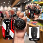 Fashion ABS Car Remote Key Case Cover For  Toyota Corolla Prius Camry CHR C-HR RAV4 Altis Land Cruiser Prado Highland Hilux Fortuner Crown Alphard PREVIA Voxy Noah Esquire Vellfire Harrier Keyless