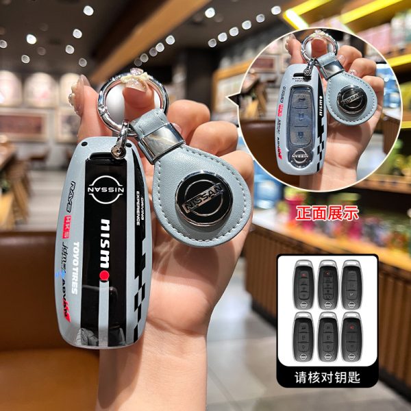 Fashion ABS Car Remote Key Case Cover For nissan juke leaf micra k12 note patrol qashqai J12 j11 j10 tiida versa x-trail xtrail x trail t32 T33 Teana Altima Ariya