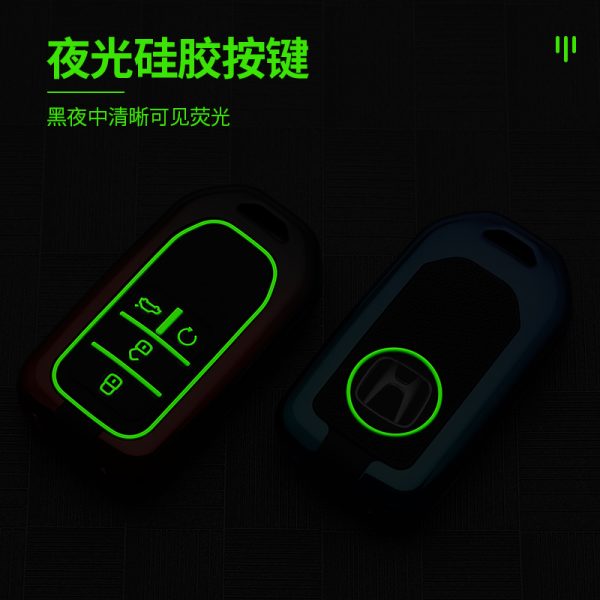 Zinc Alloy Car Key Case Cover For Honda Civic City Accord CRV CR-V XR-V Odyssey Vezel Jade Crider Fit Accessories