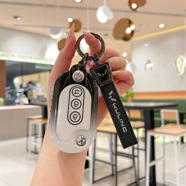 Zinc Alloy Car Key Case Cover For Wuling Capgemini Baojun 310 510 560 630 730 310W SGM Air Yep KiWi EV E100 610 530