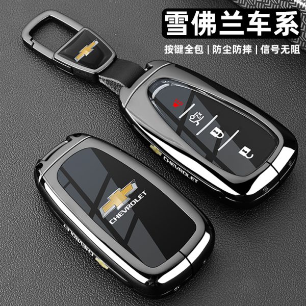 Zinc Alloy Car Key Case Cover For Chevrolet Chevy Malibu Camaro Cruze Traverse Spark Equinox Sonic Volt Bolt