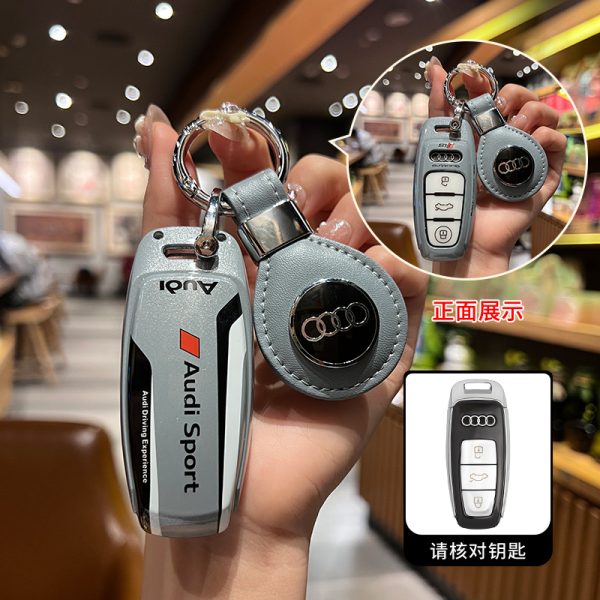 Fashion ABS Car Remote Key Case Cover For Audi A1 A3 A4 A5 A6 A7 A8 C8 Q8 D5 E-Tron B9 8S 8W Q5 Q7 4M S4 S5 S7 TT TTS TFSI Q2 Q3 R8 S6 RS3 C7 Q3 Q5 S4 S6 S7 S8 8V A4