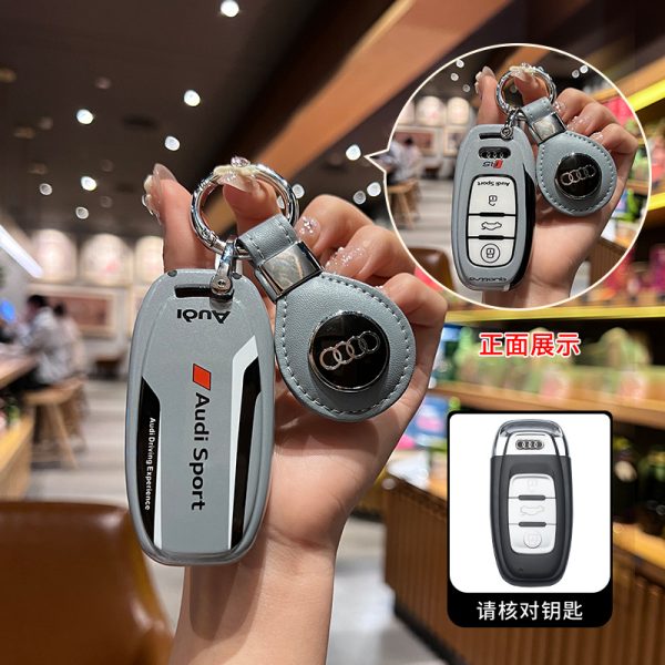 Fashion ABS Car Remote Key Case Cover For Audi A1 A3 A4 A5 A6 A7 A8 C8 Q8 D5 E-Tron B9 8S 8W Q5 Q7 4M S4 S5 S7 TT TTS TFSI Q2 Q3 R8 S6 RS3 C7 Q3 Q5 S4 S6 S7 S8 8V A4