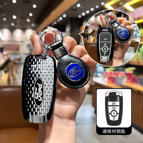 Fashion ABS Car Remote Key Case Cover For Ford Fusion Mondeo Mustang Explorer Edge Focus F150 F250 F350 F550 Escape Mondeo Ranger Bronco