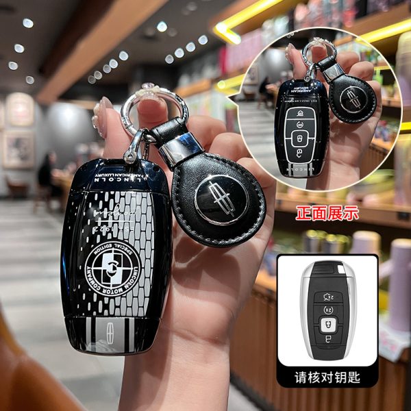 Fashion ABS Car Remote Key Case Cover For Lincoln Continental MKC MKZ MKX Navigator Z Nautilus Aviator Corsair