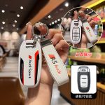 Fashion ABS Car Remote Key Case Cover For Audi A1 A3 A4 A5 A6 A7 A8 C8 Q8 D5 E-Tron B9 8S 8W Q5 Q7 4M S4 S5 S7 TT TTS TFSI Q2 Q3 R8 S6 RS3 C7 Q3 Q5 S4 S6 S7 S8 8V A4