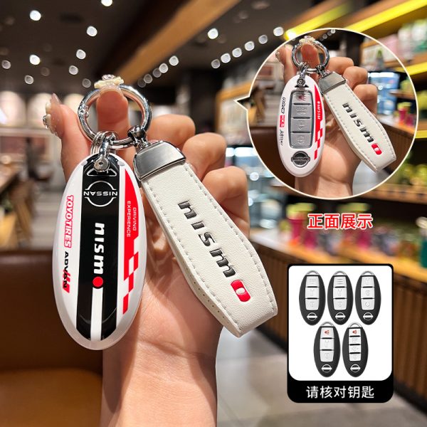 Fashion ABS Car Remote Key Case Cover For nissan juke leaf micra k12 note patrol qashqai J12 j11 j10 tiida versa x-trail xtrail x trail t32 T33 Teana Altima Ariya