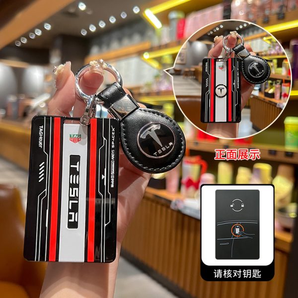 Fashion ABS Car Remote Key Case Cover For Tesla Model 3 Model X Model S Model Y Protector Accessories