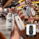 Fashion ABS Car Remote Key Case Cover For Mustang t70 t80 2.3T 3.5T mach-E Shelby Cobra Car Styling Key Protection Keychain