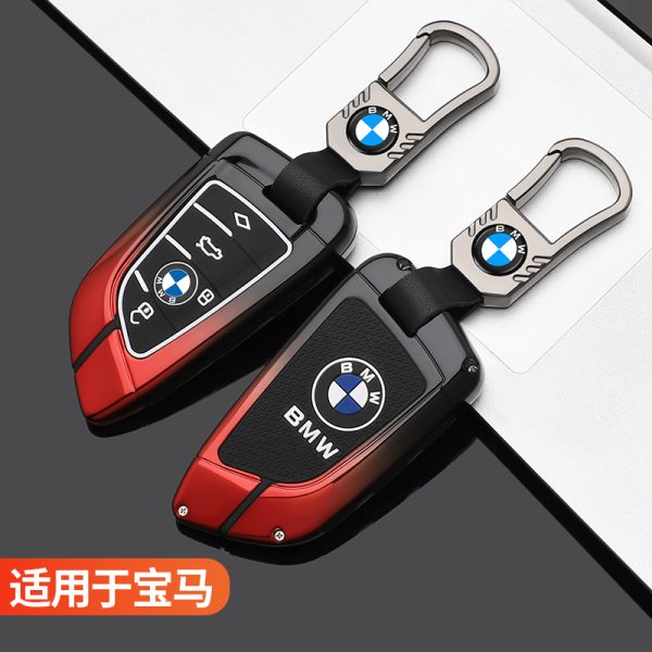 Zinc Alloy Car Key Case Cover For BMW X1 X3 X4 X5 X7 1 3 5 7 Series F10 F15 F16 F20 F30 F18 F25 M3 M4 M5 M6 X6 F16 G30 I7 G07 LCI XM U11 G11 G12 G31 G32 I8 I12 I15 G01 G02 G05 G07 F48 F39 520 525 F30 118i 218i 320i Car Accessories