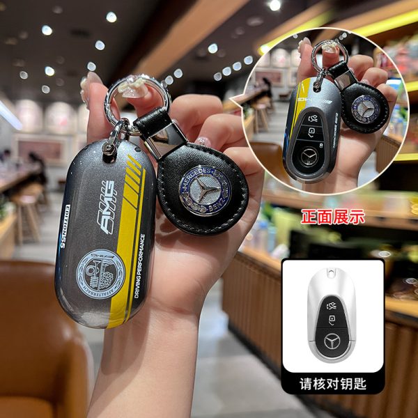 Fashion ABS Car Remote Key Case Cover For Benz A C E S G Class GLA CLA GLK GLC W204 W463 W176 W251 W205 GLB 200 CLE W213 W222 X167 W177 S400L S450/S500 MaybachS480 