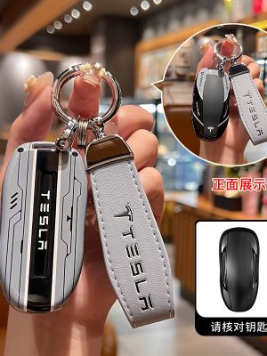 Fashion ABS Car Remote Key Case Cover For Tesla Model 3 Model X Model S Model Y Protector Accessories