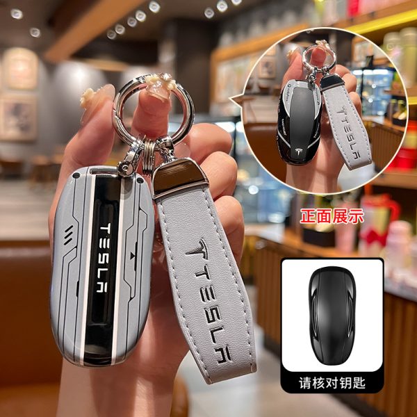 Fashion ABS Car Remote Key Case Cover For Tesla Model 3 Model X Model S Model Y Protector Accessories