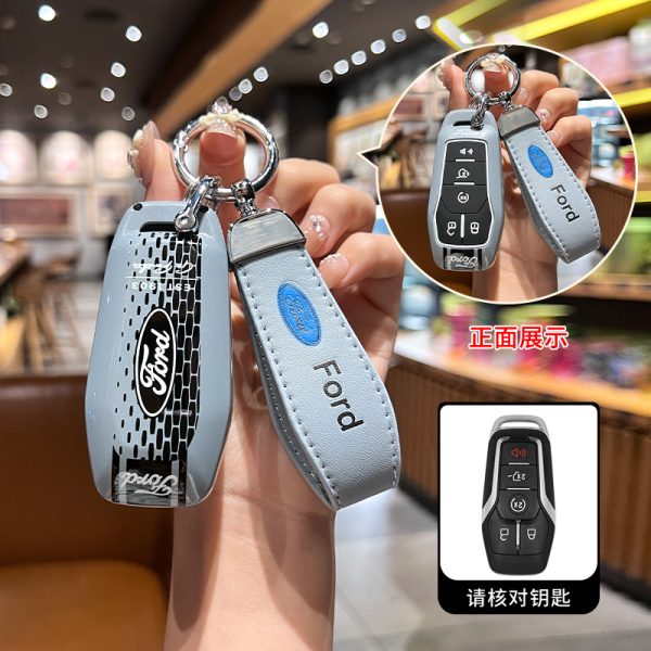 Fashion ABS Car Remote Key Case Cover For Ford Fusion Mondeo Mustang Explorer Edge Focus F150 F250 F350 F550 Escape Mondeo Ranger Bronco