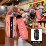 Fashion ABS Car Remote Key Case Cover For Tesla Model 3 Model X Model S Model Y Protector Accessories