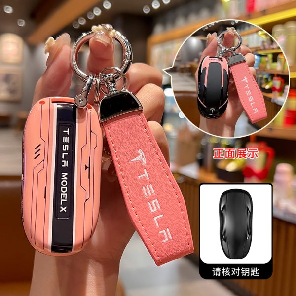 Fashion ABS Car Remote Key Case Cover For Tesla Model 3 Model X Model S Model Y Protector Accessories