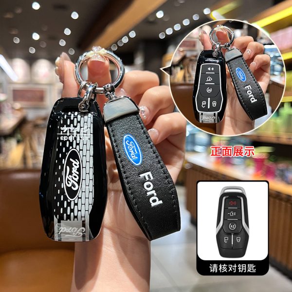 Fashion ABS Car Remote Key Case Cover For Ford Fusion Mondeo Mustang Explorer Edge Focus F150 F250 F350 F550 Escape Mondeo Ranger Bronco