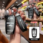 Fashion ABS Car Remote Key Case Cover For Mustang t70 t80 2.3T 3.5T mach-E Shelby Cobra Car Styling Key Protection Keychain