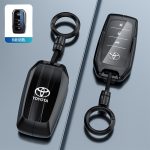 Fashion Car Key Protect Skin Cover Case Set For Toyota Corolla Hybrid Rav4 Land Cruiser Prado Camry Highlander Prius C-HR Hilux Fortuner Crown Avensis Fortuner CHR