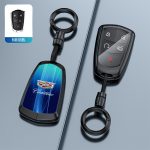 Fashion Car Key Protect Skin Cover Case Set For Cadillac ATS CT4 CT5 CT6 CTS DTS XT5 Escalade ESV SRX STS XTS ELR Remote Key Holder Keychain