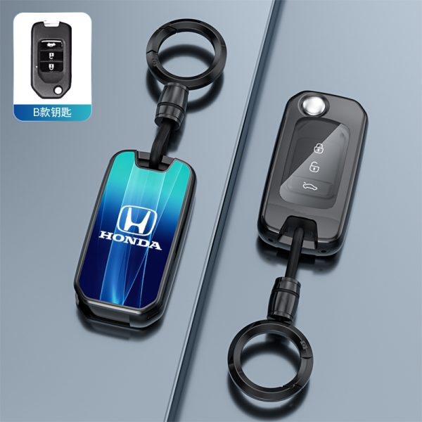 Fashion Car Key Protect Skin Cover Case Set For Honda Civic Accord CR-V HR-V Jade Crider Odyssey City Vezel Fit Pilot Accessories