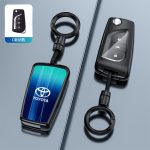 Fashion Car Key Protect Skin Cover Case Set For Toyota Corolla Hybrid Rav4 Land Cruiser Prado Camry Highlander Prius C-HR Hilux Fortuner Crown Avensis Fortuner CHR