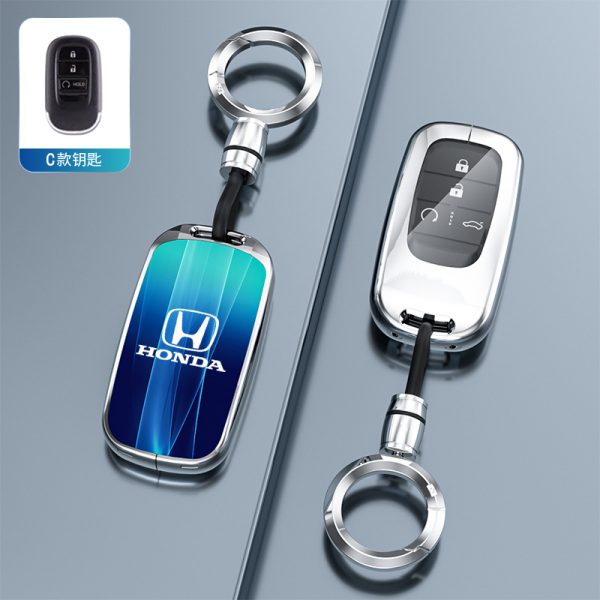 Fashion Car Key Protect Skin Cover Case Set For Honda Civic Accord CR-V HR-V Jade Crider Odyssey City Vezel Fit Pilot Accessories