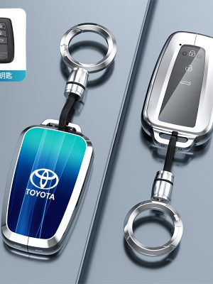 Fashion Car Key Protect Skin Cover Case Set For Toyota Corolla Hybrid Rav4 Land Cruiser Prado Camry Highlander Prius C-HR Hilux Fortuner Crown Avensis Fortuner CHR