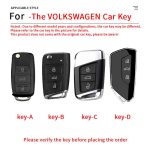 Fashion Car Key Protect Skin Cover Case Set For VW Volkseagen Passat B8 Magotan GOLF 6 8 MK6 MK8 Polo Golf Tiguan for Skoda Superb A7 Kodiaq Octavia Seat Leon