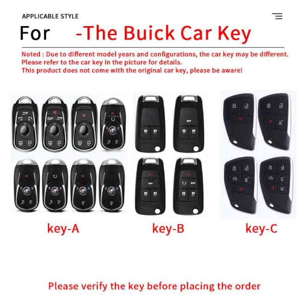 Fashion Car Key Protect Skin Cover Case Set For Buick Enclave Encore GX Envision encore lacrosse skylark rendezvous ENVISION S Plus Avenir 2020 2021 2022