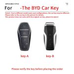 Fashion Car Key Protect Skin Cover Case Set For BYD Song Plus Atto 3 Han EV E2 Tang DM Qin Seal Dolphin Yuan Pro Song X