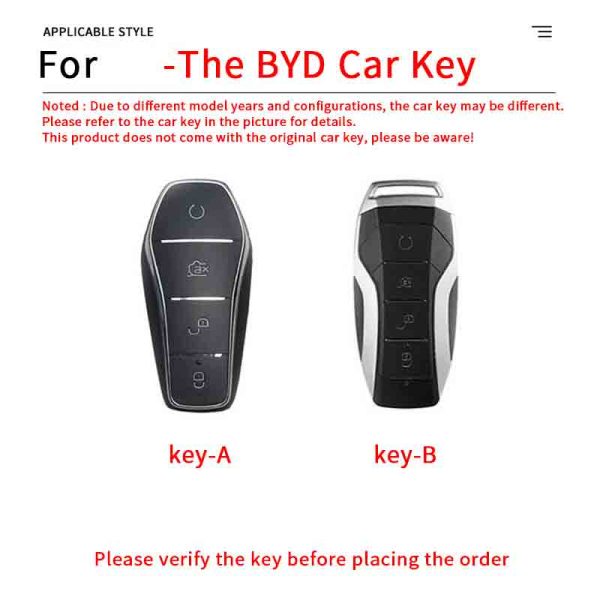 Fashion Car Key Protect Skin Cover Case Set For BYD Song Plus Atto 3 Han EV E2 Tang DM Qin Seal Dolphin Yuan Pro Song X