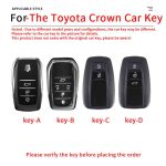 Zinc Alloy Car Key Case Cover For Toyota RAV4 Crown Hilux Fortuner Camry Land Cruiser Prado CHR Corolla RAV4 Highlander C-HR Prius Protect Shell Accessories