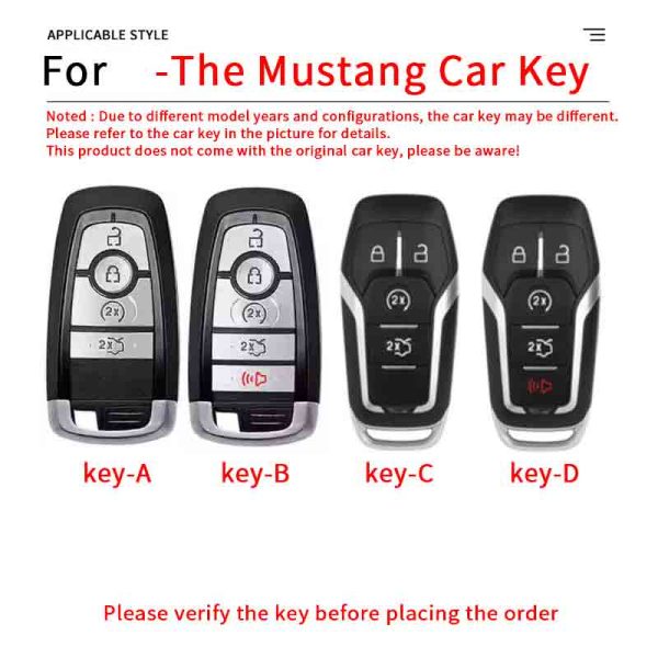 Zinc Alloy Car Key Case Cover For Ford Fusion Explorer Mustang Edge F-150 Mondeo Mk5 Focus Mk4 For Lincoln MKZ MKC MKX