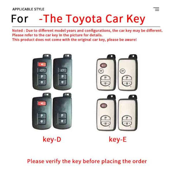 Fashion Car Key Protect Skin Cover Case Set For Toyota Prius 30 Alpha Aqua Land Cruiser Auris for Lexus LC 200 2012-2014 Camry Corolla RAV4 Highlander Avalon 2015-2017