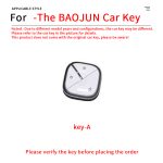 Zinc Alloy Car Key Case Cover For SGMW Wuling BINGO Airev 2023 for Baojun Kiwi EV Remote Car Key Keychian Accessories