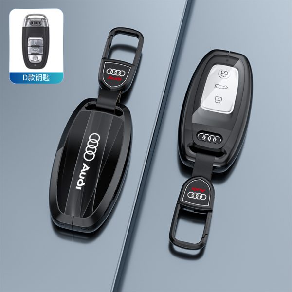 Fashion Car Key Protect Skin Cover Case Set For Audi A1 A3 A4 8P 8L 8V 8Y A5 B6 B7 A6 A7 C5 C6 Q3 Q5 Q7 4F S3 S4 S6 RS3 TT B8 B9 4K A8 E-tron Q8 C8 D5 SQ8 RS3