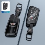 Fashion Car Key Protect Skin Cover Case Set For Cadillac ATS CT4 CT5 CT6 CTS DTS XT5 Escalade ESV SRX STS XTS ELR Remote Key Holder Keychain