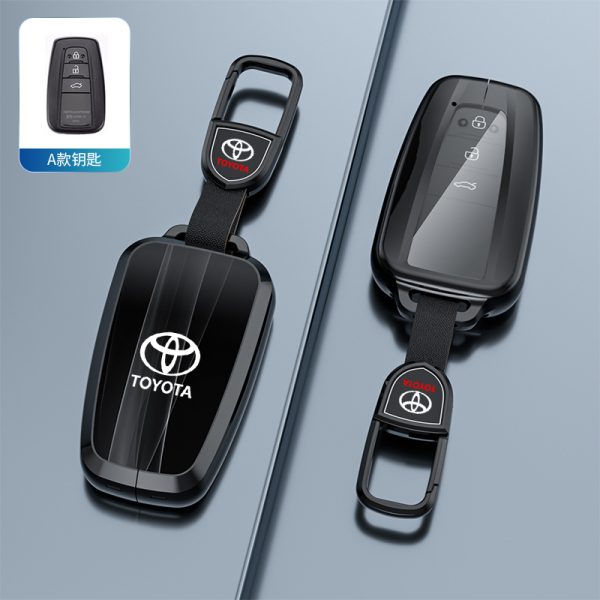 Fashion Car Key Protect Skin Cover Case Set For Toyota Corolla Hybrid Rav4 Land Cruiser Prado Camry Highlander Prius C-HR Hilux Fortuner Crown Avensis Fortuner CHR