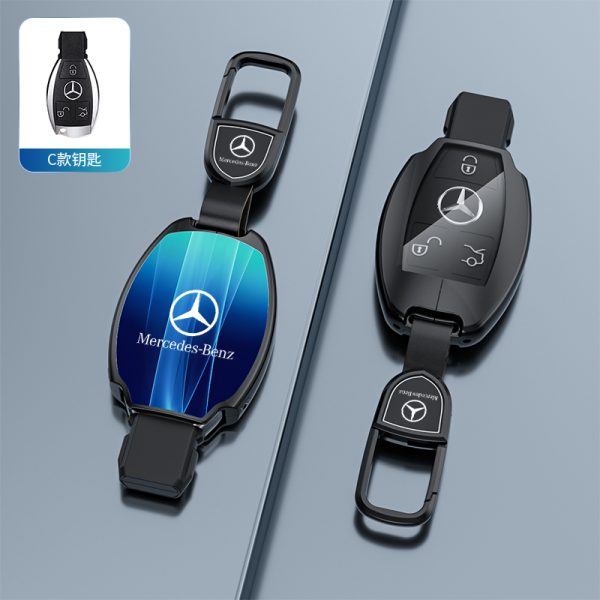 Fashion Car Key Protect Skin Cover Case Set For Mercedes Benz A B E C S GLC Class E200 E400 E63 W213 S550 S560 C260 A200 GLS GLA CLA CLS GLK GLC W204 W463 W176 W251 W205 AMG W205 W212 W223 W206 S350L S400L S450L S500L Key Shell Protector