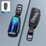 Fashion Car Key Protect Skin Cover Case Set For Audi A1 A3 A4 8P 8L 8V 8Y A5 B6 B7 A6 A7 C5 C6 Q3 Q5 Q7 4F S3 S4 S6 RS3 TT B8 B9 4K A8 E-tron Q8 C8 D5 SQ8 RS3