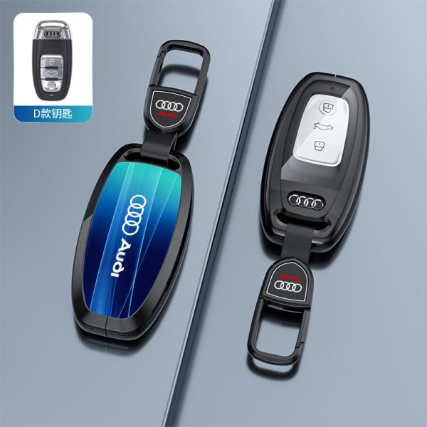 Fashion Car Key Protect Skin Cover Case Set For Audi A1 A3 A4 8P 8L 8V 8Y A5 B6 B7 A6 A7 C5 C6 Q3 Q5 Q7 4F S3 S4 S6 RS3 TT B8 B9 4K A8 E-tron Q8 C8 D5 SQ8 RS3