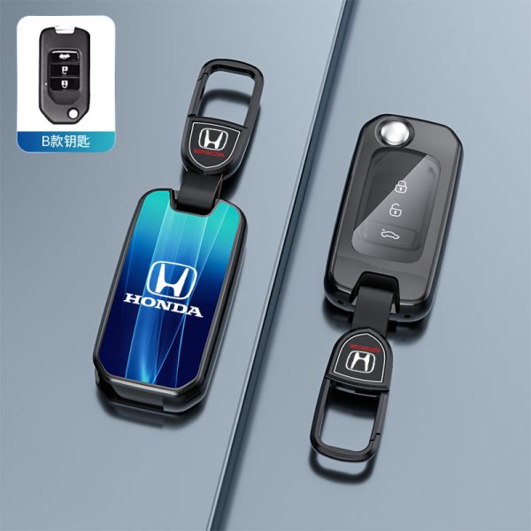 Fashion Car Key Protect Skin Cover Case Set For Honda Civic Accord CR-V HR-V Jade Crider Odyssey City Vezel Fit Pilot Accessories