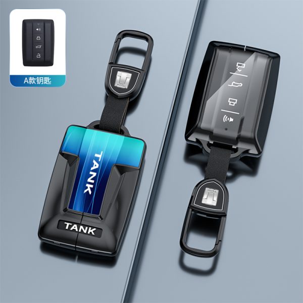 Fashion Car Key Protect Skin Cover Case Set For Great Wall GWM WEY TANK 300 400 500 700 Tank300 Remote Holder Accessories