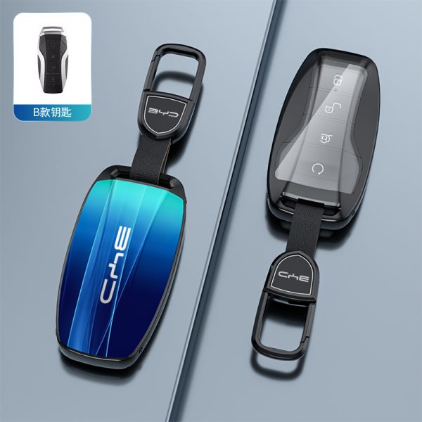 Fashion Car Key Protect Skin Cover Case Set For BYD Song Plus Atto 3 Han EV E2 Tang DM Qin Seal Dolphin Yuan Pro Song X